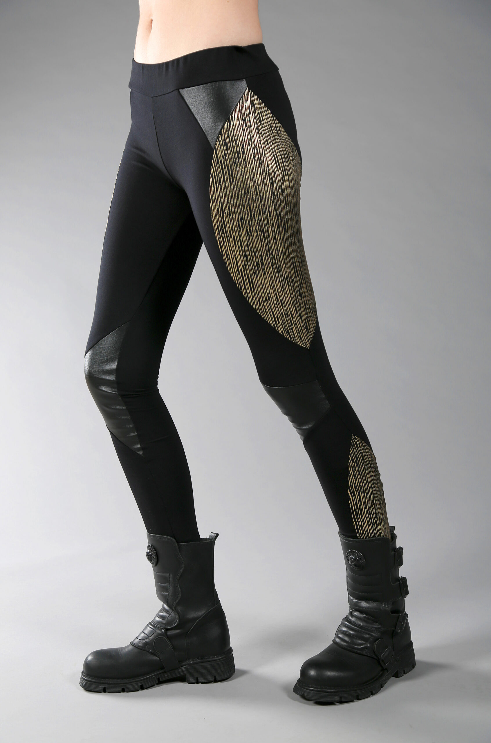 Amia Faux Leather Matte Leggings (Black) · NanaMacs